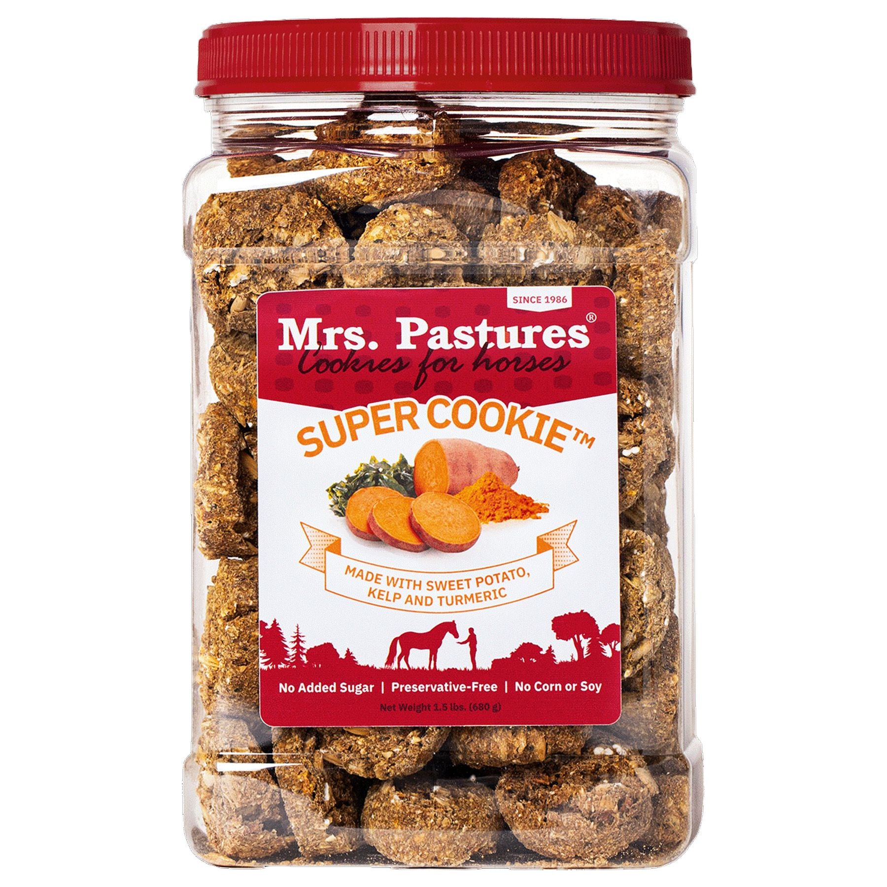 Mrs. Pastures® Super Cookies - 1.5 lb jar