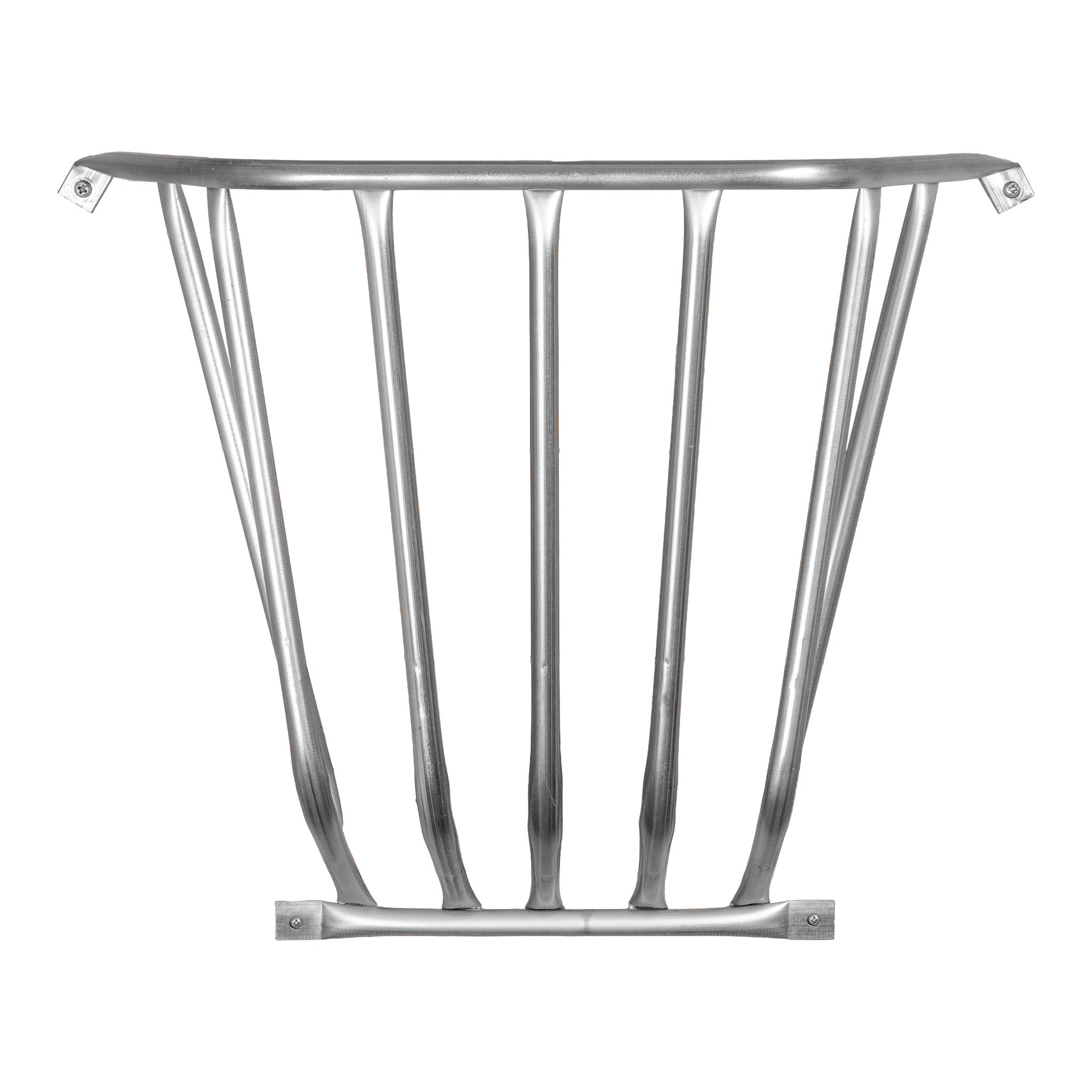 Newport Blacksmith Galvanized Mounted Flat Wall Hay Rack