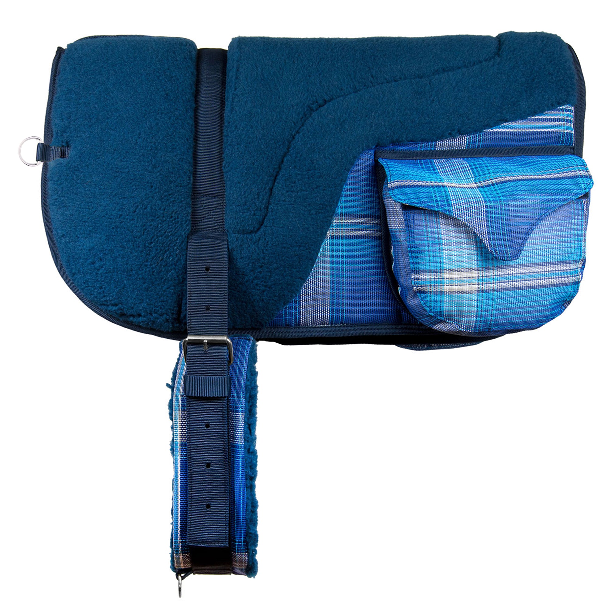 Kensington Plush Fleece Bareback Pad with Pockets