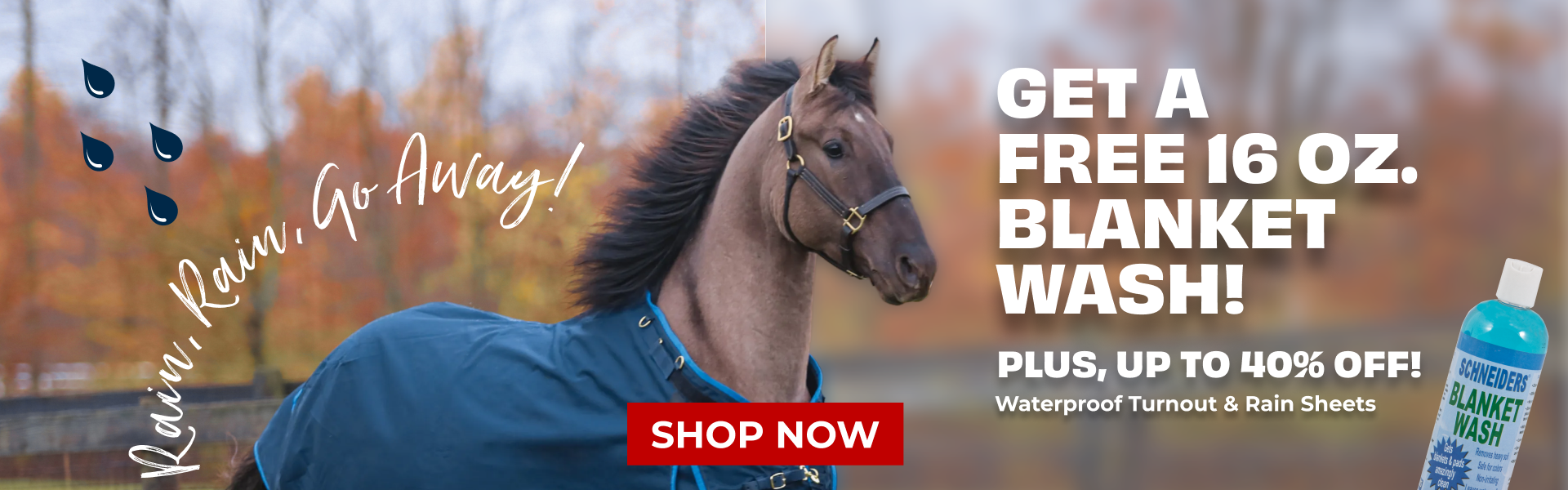 Free Blanket Wash w/ Turnout Sheet Purchase