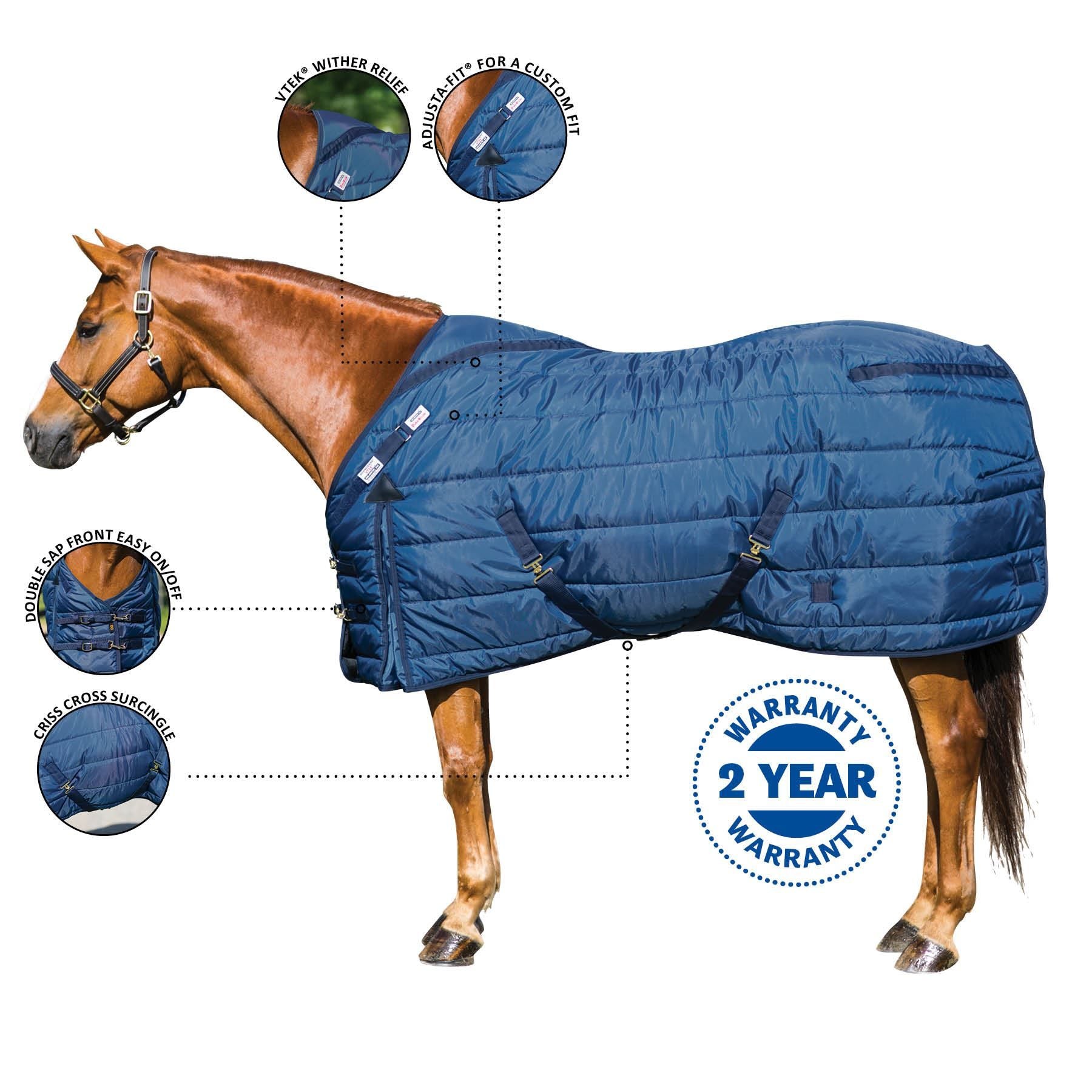 Adjusta-Fit® Dura-Nylon VTEK® Medium Weight Horse Stable Blanket