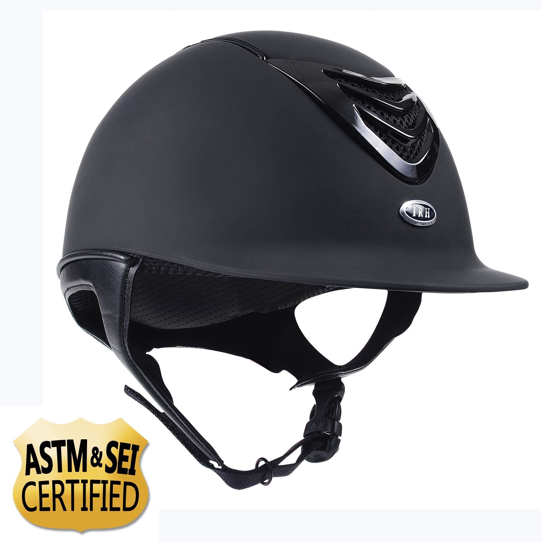 IRH IR4G Gloss Vent Helmet Large Black Matte IRH IR4G Gloss Vent Helmet Large Black Matte